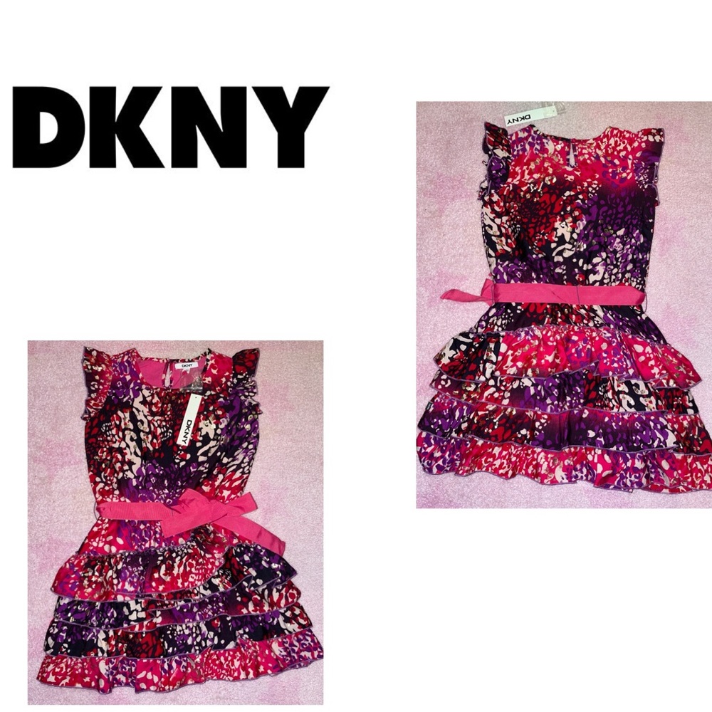 *NWT* 👗DKNY kids Girls Flare Dress Size M👗